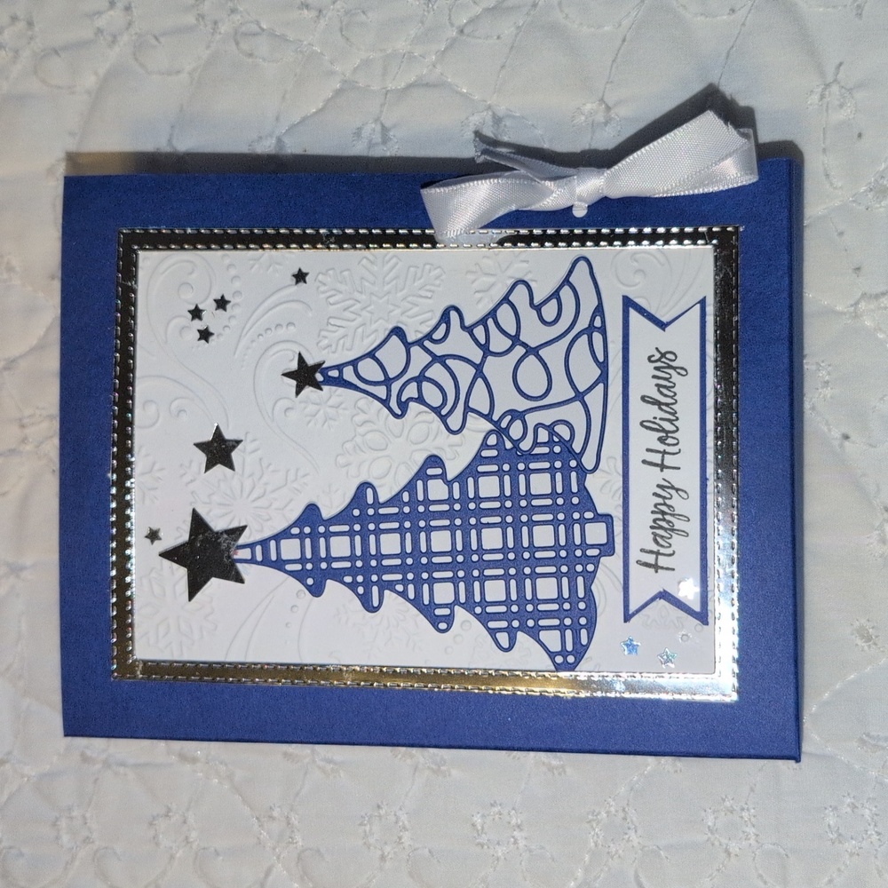 Handmade Card Pack w/ Eight Different Christmas Themed Cards Including Envelopes